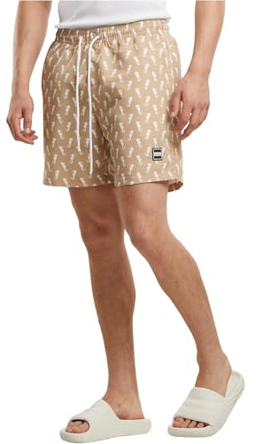 Urban Classics Uomo Swim Trunks, Cavallo Beige, S