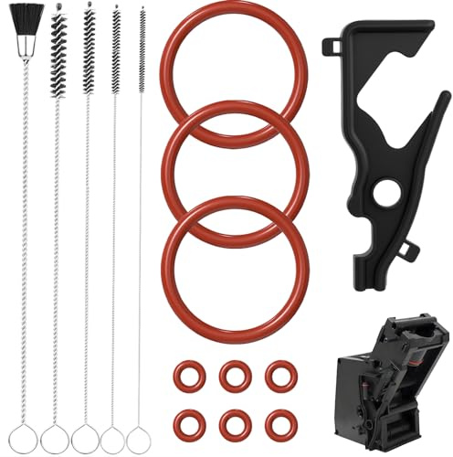 Ancable Juego de mantenimiento de anillos de sellado para Siemens EQ5/6/7/8 – Juego de mantenimiento con 9 juntas tóricas para unidad de preparación – Compatible con cafetera Siemens EQ5 EQ6 EQ7 EQ8