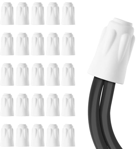 25 connettori in ceramica per filo di porcellana, 22-14 AWG, ad alta temperatura, per riparazioni elettriche del forno (piccole dimensioni)