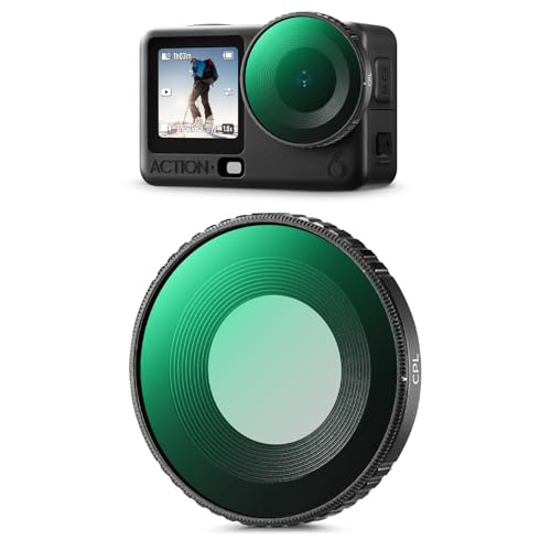 K&F CONCEPT CPL Filter Compatible with DJI Osmo Action 6 Polarizer, HD Optical Glass with 28-layer Nano-coating, Screw On Circular Polarizing Lens Filter, for Better Contrast and Reduced Glare