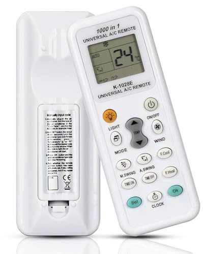 Telecomando Universale per Climatizzatori, 1000 in 1 Telecomando Digitale LCD, K-1028e Compatibile