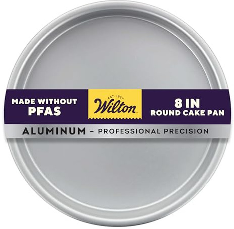 Wilton Performance Pans Backform, Ø 20 cm | Runde Kuchenform, Gleichmäßige Wärmeverteilung, Kuchenblech, Tortenform, Kuchenbackform