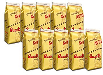 Caffè Quarta Avio Oro café moulu N. 10 paquets de 250 g. Italienne Café Pouilles Salento produit et emballé dans le Salento.