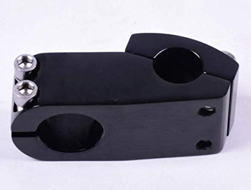 Alu BMX Vorbau 50 mm Länge 1 1/8 22,2mm, Fahrradlenkervorbau stem neu (Schwarz)