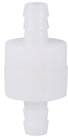 Oumefar 8 mm Inline Luft Rückschlagventil Kunststoff Wasser Rückschlagventile Einphasen Schnellkupplungen Gerades Rückschlagventil für Brenngas Flüssige Luft