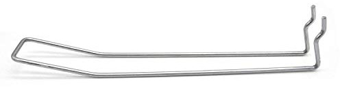Generisch 50 Stück Schlaufenhaken 10 cm für Lochwand verzinkt Blisterhaken Lochwandhaken Lochplattenhaken 100 mm