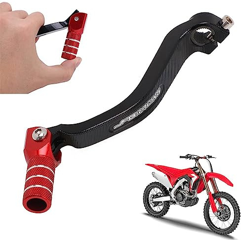 JFG RACING Motorcycle Folding Gear Shifter Shift Lever Pedal CNC For CRF250R CRF 250R 2010 2011 2012 2013 2014 2015 Dirt Bike Red