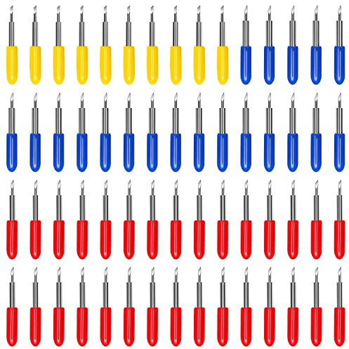 CJRSLRB 60 Ersatzklingen für Explore Air/Air 2 Maker Expression, inklusive 30 Stück 45°-Standardklingen, 20 Stück 60° tiefe Klingen und 10 Stück 30° feine Schneidklinge