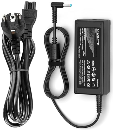 Chargeur HP Ordinateur Portable 45W 19.5V 2.31A pour H P Stream 11 13 14 15 Notebook PC Series H P Pavilion; H P 740015-003 741727-001 TPN-C125 HSTNN-LA40 740015-004 721092-001 Alimentation Adaptateur