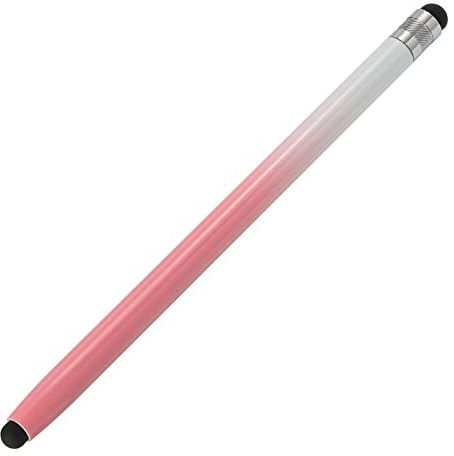 sourcing map Stylus Pens for Touch Screens Dual Rubber Tips Capacitive Stylus Tablet Pen Sensitivity Precision for Universal Touch Devices, Gradient Pink