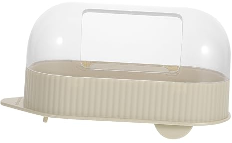ABOOFAN Hamster Sandbad Sauna Toilette Praktischer Sandbad-Container Für Hamster Und Kleintiere Design Geeignet Für Gemütliche Baderäume Hochwertige Verarbeitung Für Langanhaltende