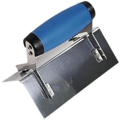 Ronyme Spatola angolare per cartongesso, spatola angolare per pareti in acciaio inossidabile, spatola angolare per intonacatura, spatola angolare per pareti, Esterno