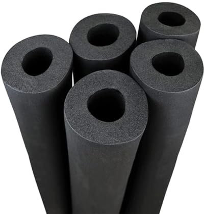 Manicotti Isolanti per Tubi Esterni, Tubo Flessibile in Schiuma Diametro Interno 20/32/48/76/114 Mm, Manicotto Isolante per Camino/Caldaia(43.0mmX20mmX1.9m)