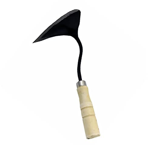 Happyyami Outil De Jardinage à Main avec Manche Bois Désherbeur Ergonomique pour Plantes Et Jardin Élimination Facile des Mauvaises