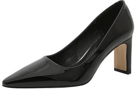 Generisch Escarpins pour femme Chaussures en cuir verni Chaussures à talons hauts Chaussures de mariage Chaussures pour femme Chaussures élégantes et confortables Chaussures habillées Mary Jane