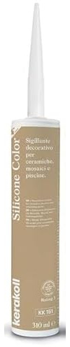 Silicone Color KK 151, mastic décoratif pour céramique et mosaïques, 310 ml
