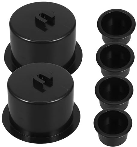 Cabilock 6piezas Organizadores De Espacio Portavasos para Sofá Contenedor De Bebidas Antiderrames Reposabrazos Integrado
