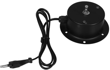 Discokugel Rotationsmotor für Glas Spiegelkugeln 3w 220v Weiß | Eisen und Kupfer, Verstellbare Geschwindigkeit und Drehrichtung, für Event und Party
