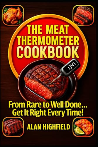 The Meat Thermometer Cookbook: From Rare to Well Done... Get It Right Every Time! | The Meat Thermometer Guide for Home Chefs: Restaurant Quality Results for Steaks, Roasts and Poultry and More