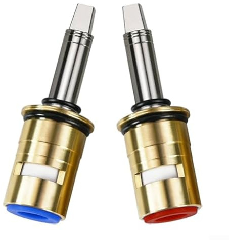 Nucleo della valvola del rubinetto, Hot Cold Set Chip Sostituzione Ceramica Efficiente Flusso d'acqua Rubinetti Parti del nucleo della valvola