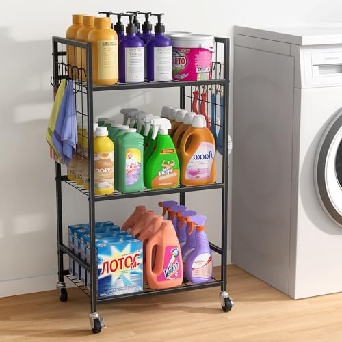 Housolution Chariot de Rangement à roulettes pour Salle de Bain, Cuisine