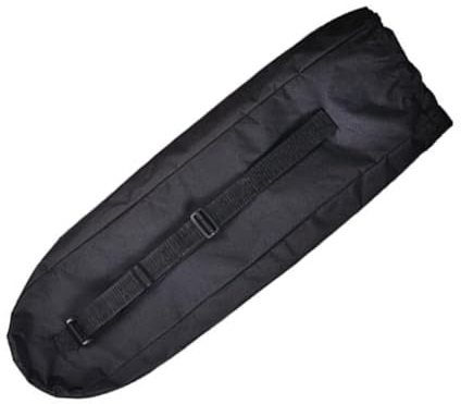 SOLUSTRE Skateboardtasche mit Reißverschlusstasche verstellbare aus 600d Oxford Stoff Leichter Driftboard Rucksack zum Schützen und Tragen des Tanzbretts in Schwarz