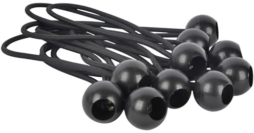 WERKA PRO - 11281 Attache pour bâche WERKA PRO - 11281-Attache Rapide élastique-10pcs-Noir, Noire