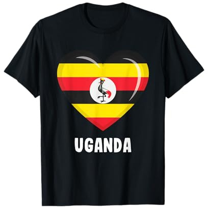 Uganda Flag Jersey T-Shirt