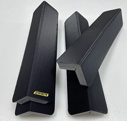 ESQUINERA Protector Parking Antracita con Adhesivo 400X150X20MM. 4 Unidades.