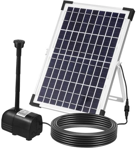 Sosoport 12w Solar Wasserpumpe Für Garten Brunnen Solarpumpe Springbrunnen Solarbetrieben Teichbrunnen Außenwasserspielzeug