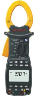 GuliTech MS2203 MS2205 MS2225A Power meter Wattmeter 3-Phase professional High Sensitivity Clamp Meter Power Factor Correction USB True-RMS 4 Wire Tester(MS2203)