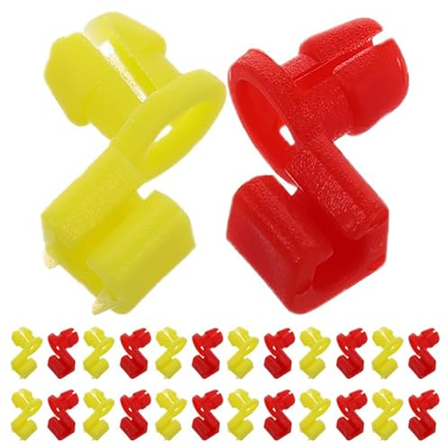 NIYANGLE Clip Di Bloccaggio Porta Auto 4Mm Set 20 Pezzi Accessori Di Ricambio Per Asta Di Chiusura Laterale E Destra in Plastica Per Uso Auto