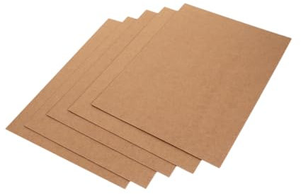 VILLFUL Kraftkarton 5 Blätter Dickes Pappe Malpapier Zum Zeichnen Ölmalpapier Für Kinder Bastelarbeiten