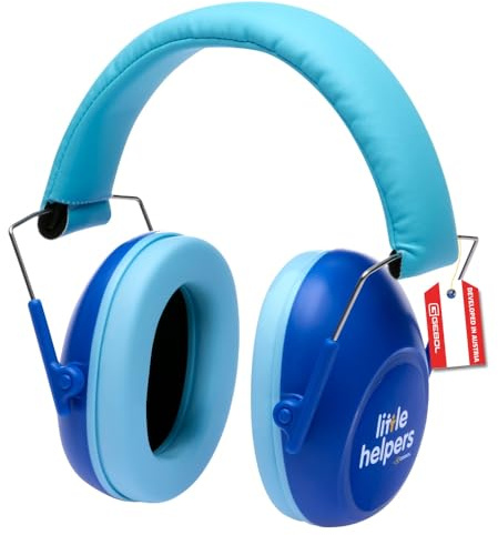 Gebol Little Helpers Weltall, 1 cuffia antirumore per bambini, pieghevole, per autismo, concerti, fai da te, universale, colore blu, Blu, Taglia Unica