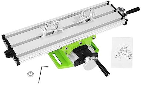 FIXOSHEE Multifunctional Workbench Mini Drill Stand Hand Drill Support and Multi-Function Cross Table for DIY Projects Home Workshop and Precision Work