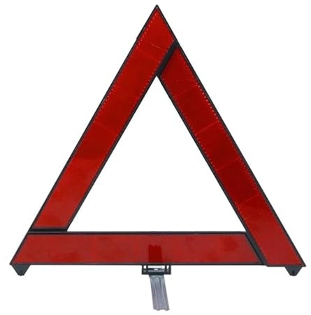 Triangolo Avvertimento Triangolo di segnalazione di emergenza for guasti, pieghevole, treppiede di segnalazione for la sicurezza stradale notturna, treppiede rosso riflettente for la sicurezza stradal