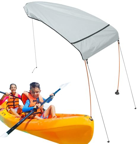 Bootsüberdachung – aufblasbarer Kajak-Sonnenschutz, Angeln, Outdoor-Bootszelte, Kajak-Regenschirme, wasserdicht, aufblasbarer Unterstand für Kanu, Schlauchboot, Floß, Kajak, Sonnenschutz, Dachmarkise