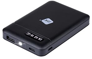 NK Batería Externa Portátil 5.000 mAh con Cargador USB y Micro USB - Compacta, Ligera y con Indicador LED, Protección Antiexplosión