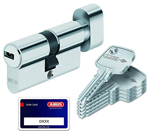 ABUS D6 Knaufzylinder 30/35 mm mit Code Card & 5 Schlüssel, Türzylinder