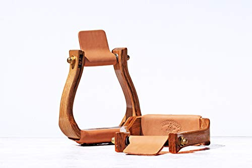 Nettles The Halfbreed Premium Western Stirrups 2 Tread and Regular Size with Leveler