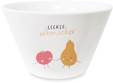 Grafica - Ciotola per cereali con vero oro | Ciotola in porcellana | Lecker schmecker