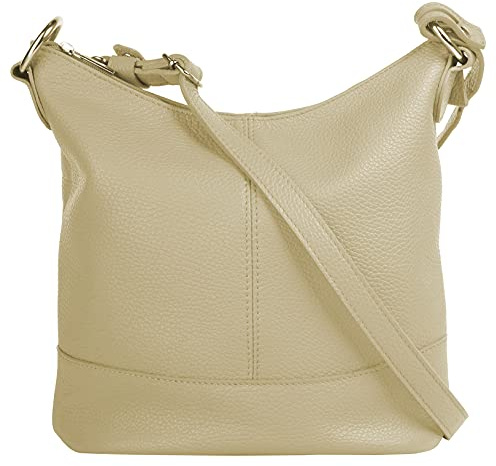 Cluty Sac à bandoulière Cuir & Made In Italy Damen echt Leder Fabriqué en Italie, sac à main, sac à bandoulière, sac crossbody en cuir