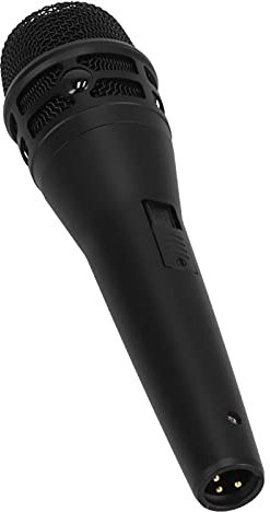 Microphone à Main, Karaoké pour Machine Cardioïde Dynamique Filaire, Prise Stéréo 6,5, pour Enfants, Adultes, Fête à la Maison, Anniversaire, Chant, Discours de Scène KTV(le noir)