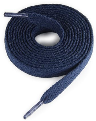 2 par premium platta skosnören, 8 mm breda, extremt slitstarka ersättning, skoband för sneakers, sportskor, basketkängor, slitstarka ersättning, skosnören för kvinnor, män, barn, 10 färger, 10 längd
