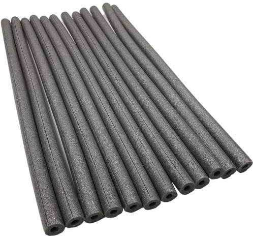 Foam King Insulating Foam Pipe Covers - 12 Pack Choose Size (1 inch)