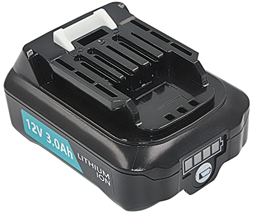 ZUIRUNDA Batteria agli ioni di litio da 12 V 3,0 Ah per Makita BL1021B BL1015 BL1020B BL1041B BL1016 197396-9 632F59-1
