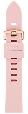 Fossil Armband für Unisex Uhren 20MM Anstoßbreite, Silikonarmband, S201110