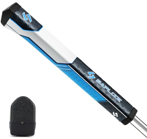 SAPLIZE Midsize Golf Putter Grip, Lightweight Golf Grips, Innovative Pistol Shape with Anti-Slip Pattern, Blue