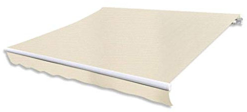 BaraSh Toldo Plegable motorizado 400 cm Crema ElevacióN Vertical Toldo Patio Awnings