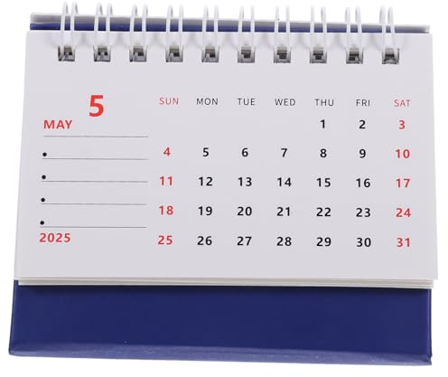 JEWEDECO Tischkalender Einfache Und Stilvolle Monatsübersicht Für Büro Zuhause Für Notizen Erinnerungen Und Persönliche Gestaltung
